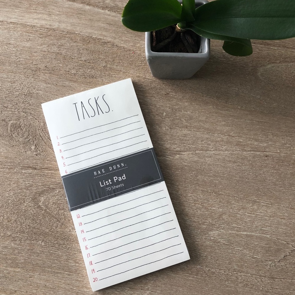 Rae Dunn | Tasks Notepad